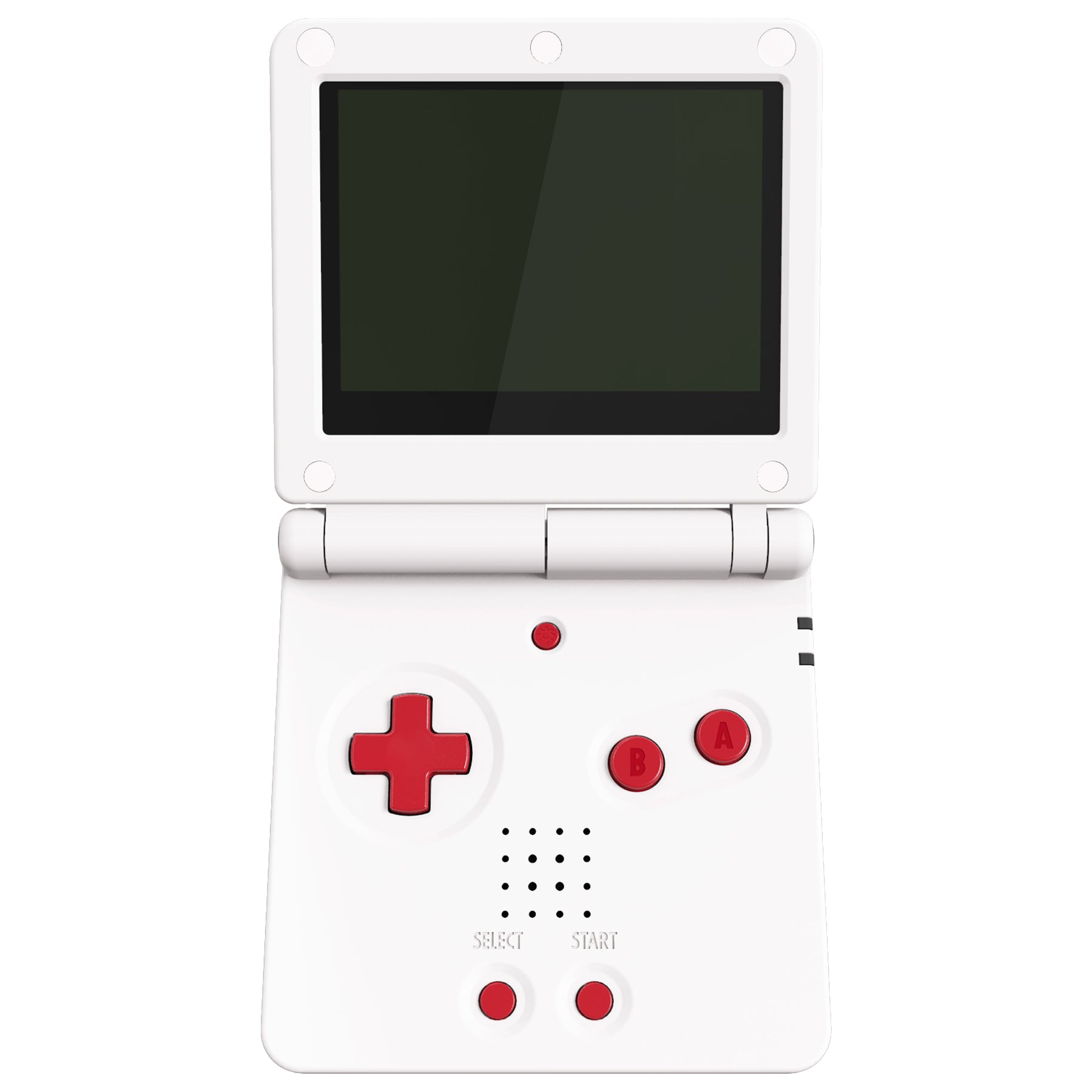 eXtremeRate Passion Red Custom Full Set Buttons for Gameboy Advance SP