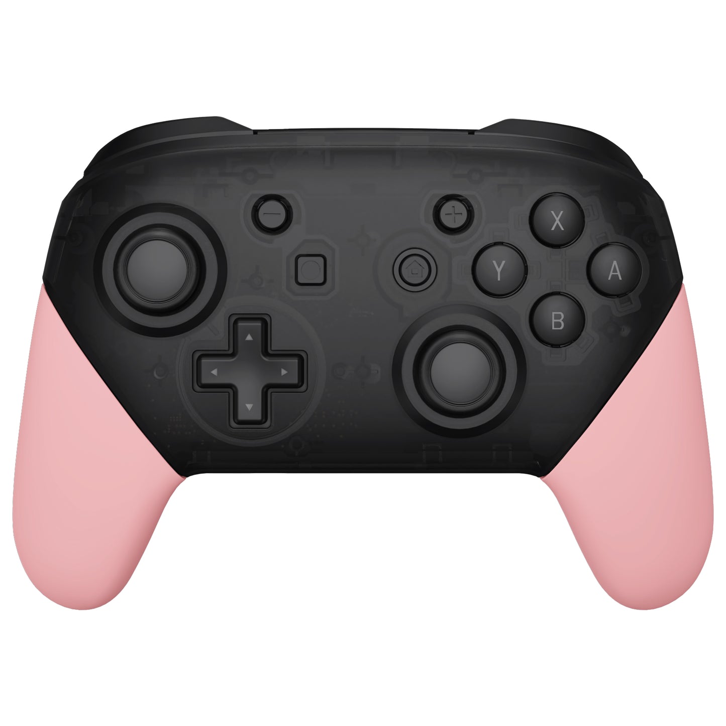 Replacement Handle Grips Shell for Nintendo Switch Pro Controller - Puffy Pink eXtremeRate
