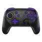 eXtremeRate Retail Purple Repair ABXY D-pad ZR ZL L R Keys for Nintendo Switch Pro Controller, DIY Replacement Full Set Buttons with Tools for Nintendo Switch Pro - Controller NOT Included - KRP305