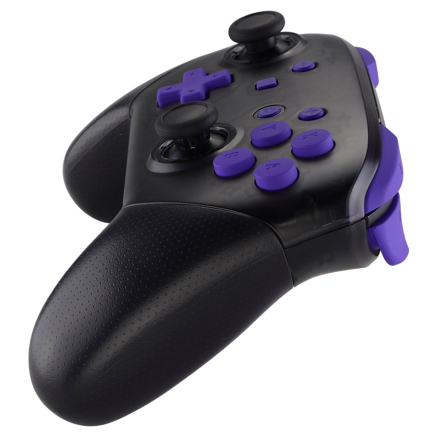 eXtremeRate Retail Purple Repair ABXY D-pad ZR ZL L R Keys for Nintendo Switch Pro Controller, DIY Replacement Full Set Buttons with Tools for Nintendo Switch Pro - Controller NOT Included - KRP305