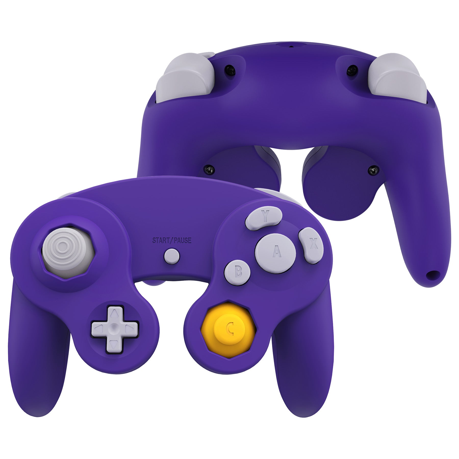 eXtremeRate Replacement Faceplate Backplate with Buttons for Nintendo  GameCube Controller NGC - Purple