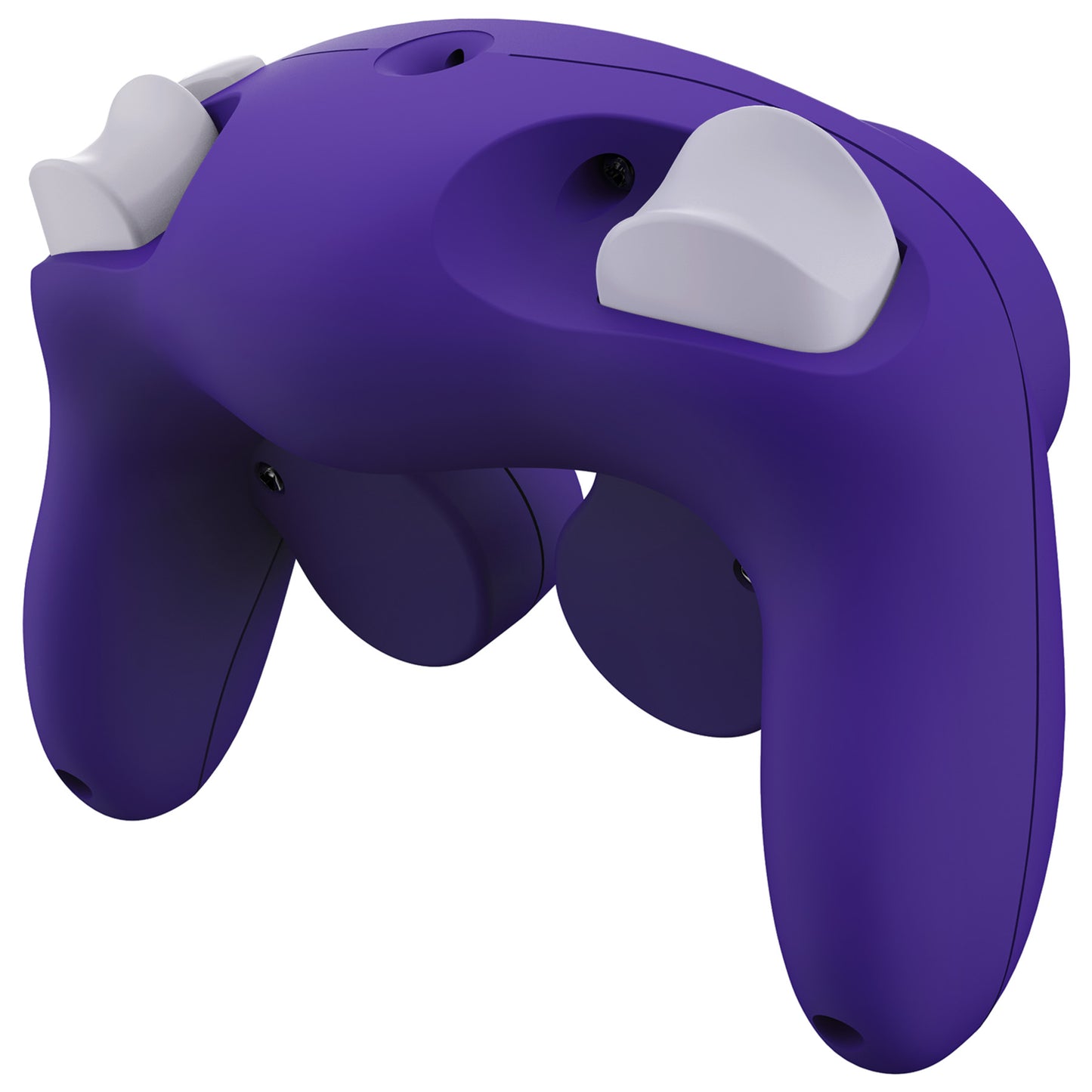 eXtremeRate Retail Purple Replacement Faceplate Backplate with Buttons for Nintendo GameCube Controller - GCNP3006