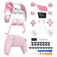 eXtremeRate Replacement Full Set Shells with Buttons Compatible with PS5 Controller BDM-010/020 - Easter Rabbit eXtremeRate