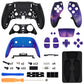 eXtremeRate Replacement Full Set Shells with Buttons Compatible with PS5 Edge Controller - Nebula Galaxy