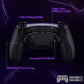 eXtremeRate RISE4 Plus MAX Back Paddles Kit with Clicky Trigger Stops & Rubberized Grip for PS5 Controller BDM-010/020 - Rubberized Black