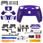 eXtremeRate RISE4 Plus MAX Back Paddles Kit with Clicky Trigger Stops & Rubberized Grip for PS5 Controller BDM-010/020 - Rubberized Galactic Purple