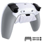 eXtremeRate RISE4 Plus MAX Back Paddles Kit with Clicky Trigger Stops & Rubberized Grip for PS5 Controller BDM-010/020 - Rubberized White Gray