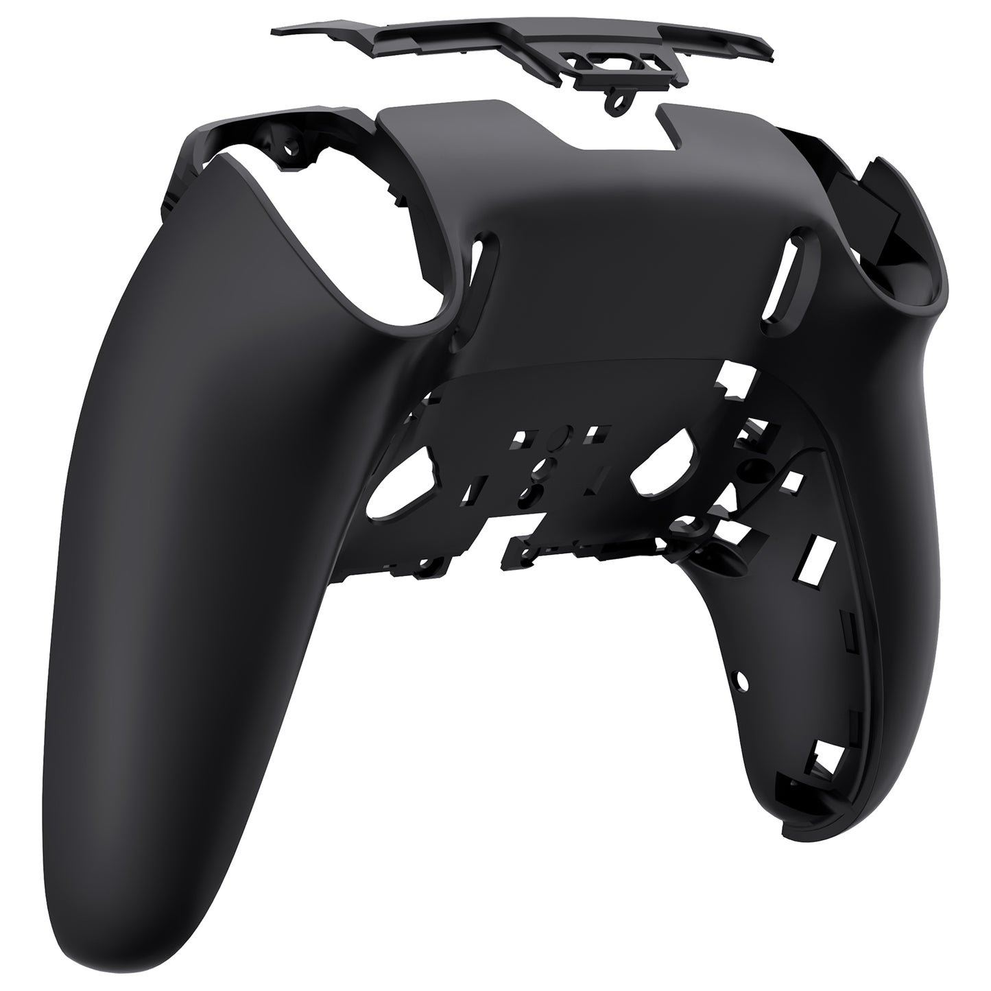 Replacement Back Housing Bottom Shell Compatible with PS5 Edge Controller - Black eXtremeRate