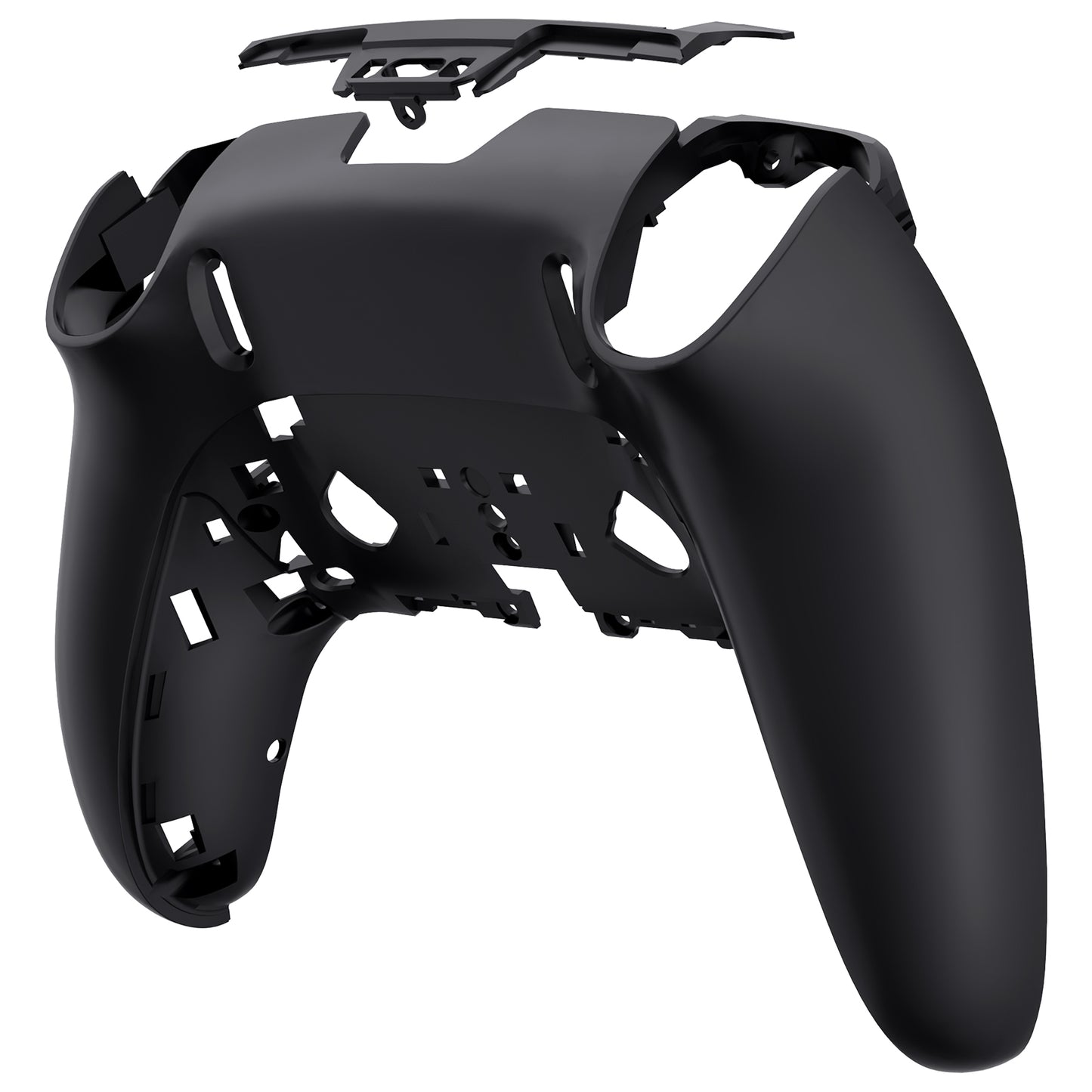 Replacement Back Housing Bottom Shell Compatible with PS5 Edge Controller - Black eXtremeRate