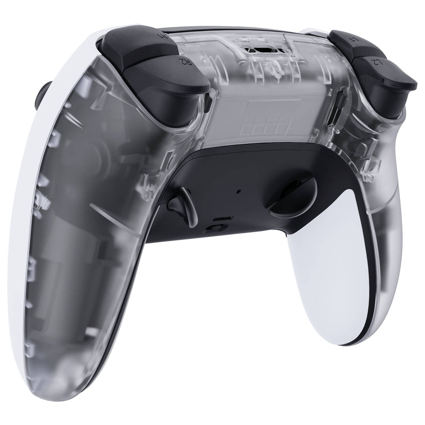 Replacement Back Housing Bottom Shell Compatible with PS5 Edge Controller - Clear eXtremeRate