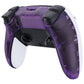 Replacement Back Housing Bottom Shell Compatible with PS5 Edge Controller - Clear Atomic Purple eXtremeRate