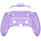 Replacement Back Housing Bottom Shell Compatible with PS5 Edge Controller - Clear Atomic Purple eXtremeRate