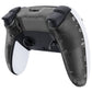 Replacement Back Housing Bottom Shell Compatible with PS5 Edge Controller - Clear Black eXtremeRate