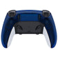 Replacement Back Housing Bottom Shell Compatible with PS5 Edge Controller - Clear Blue eXtremeRate