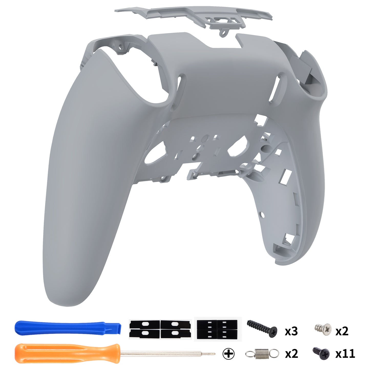 eXtremeRate Replacement Back Housing Bottom Shell Compatible with PS5 Edge  Controller - New Hope Gray