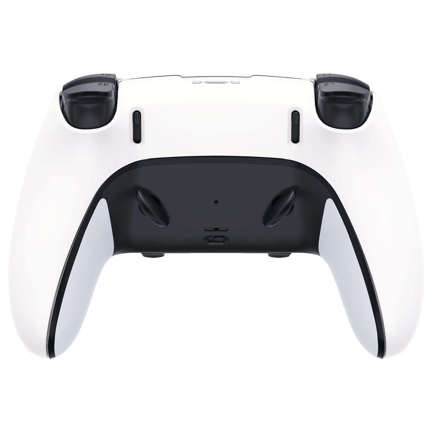 Replacement Back Housing Bottom Shell Compatible with PS5 Edge Controller - White eXtremeRate