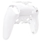 Replacement Back Housing Bottom Shell Compatible with PS5 Edge Controller - White eXtremeRate