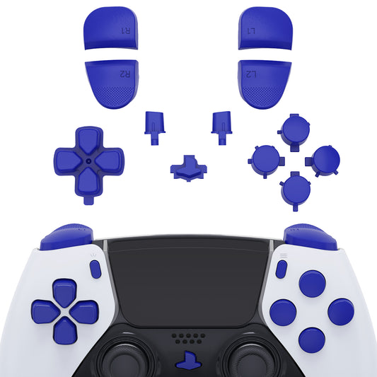 Replacement Full Set Buttons Compatible with PS5 Edge Controller - Blue eXtremeRate