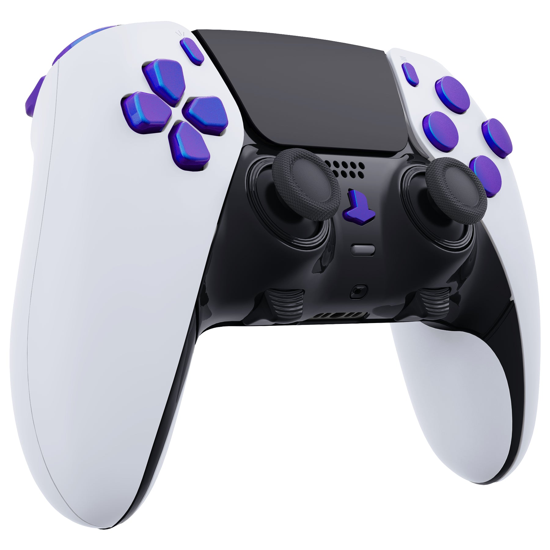 Replacement Full Set Buttons Compatible with PS5 Edge Controller - Chameleon Purple Blue eXtremeRate