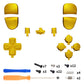 Replacement Full Set Buttons Compatible with PS5 Edge Controller - Chrome Gold eXtremeRate