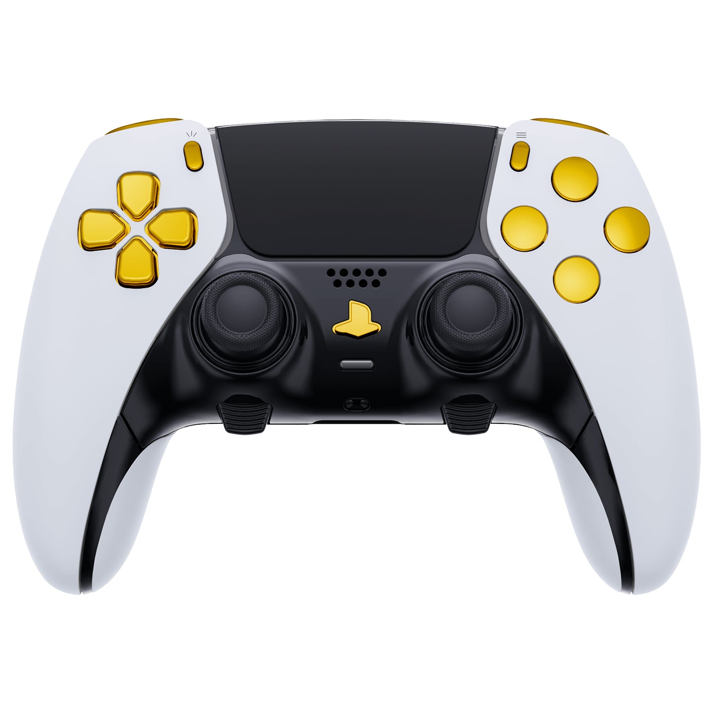 Replacement Full Set Buttons Compatible with PS5 Edge Controller - Chrome Gold eXtremeRate