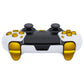 Replacement Full Set Buttons Compatible with PS5 Edge Controller - Chrome Gold eXtremeRate