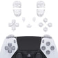 Replacement Full Set Buttons Compatible with PS5 Edge Controller - Clear eXtremeRate