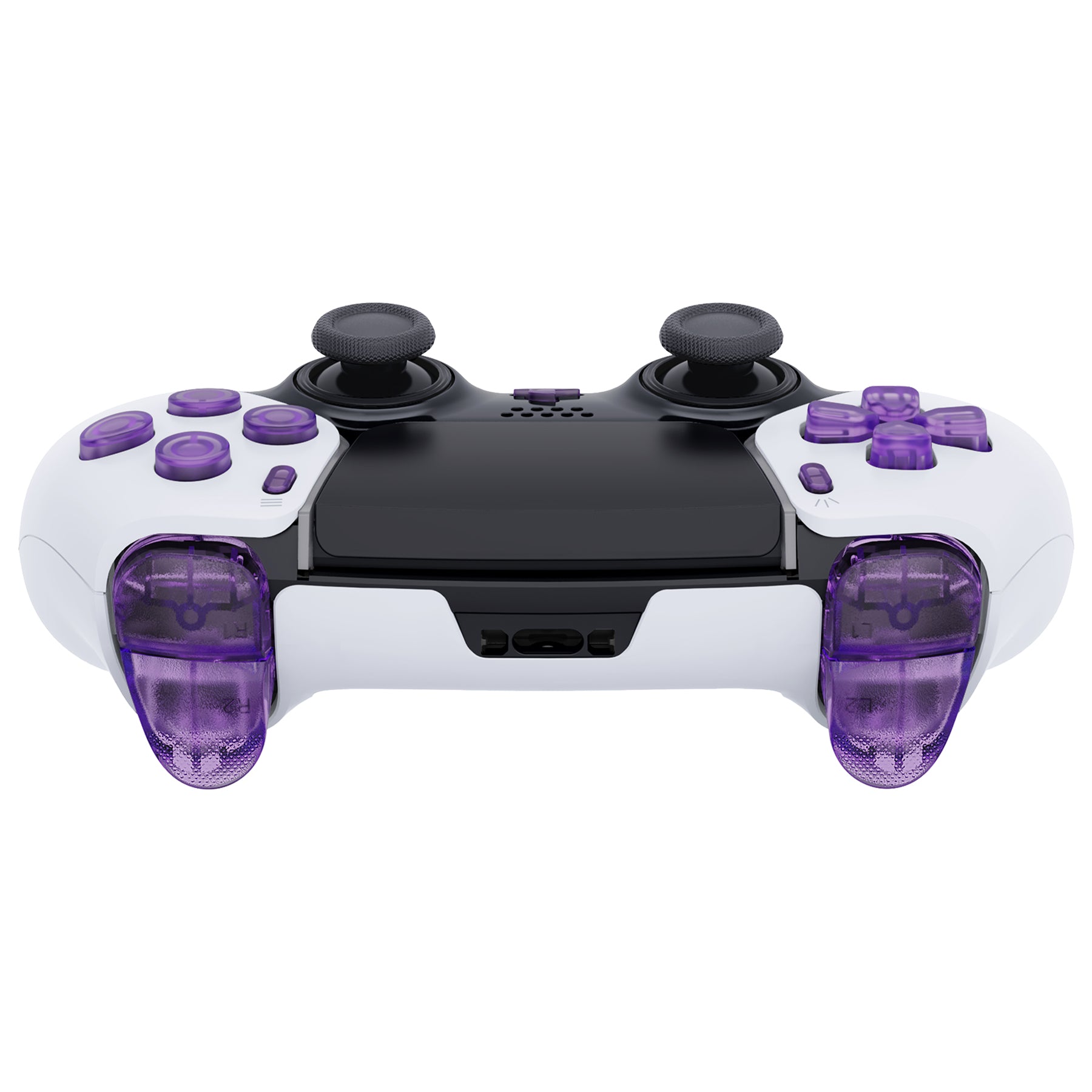Replacement Full Set Buttons Compatible with PS5 Edge Controller - Clear Atomic Purple eXtremeRate