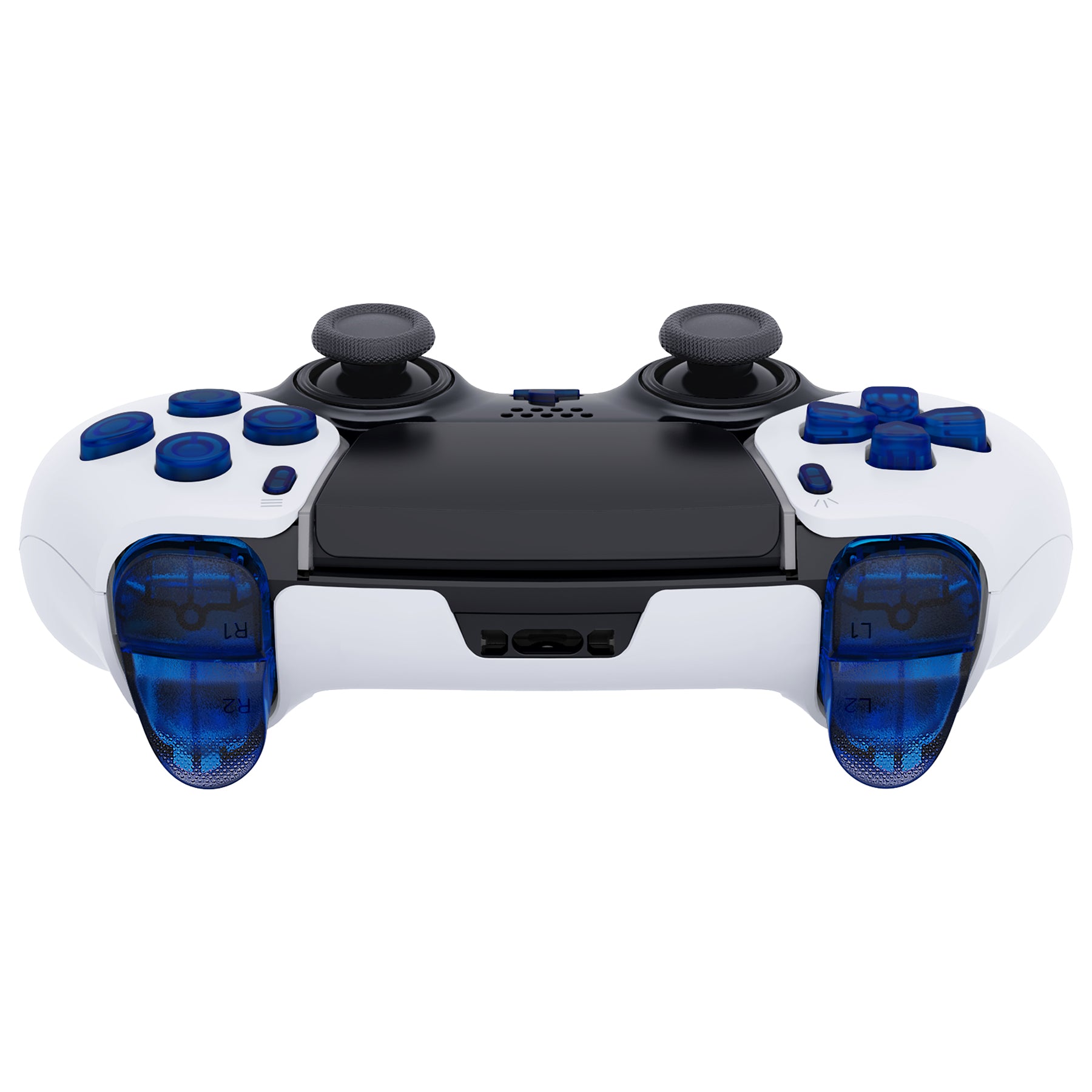 Replacement Full Set Buttons Compatible with PS5 Edge Controller - Clear Blue eXtremeRate