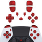 Replacement Full Set Buttons Compatible with PS5 Edge Controller - Scarlet Red eXtremeRate