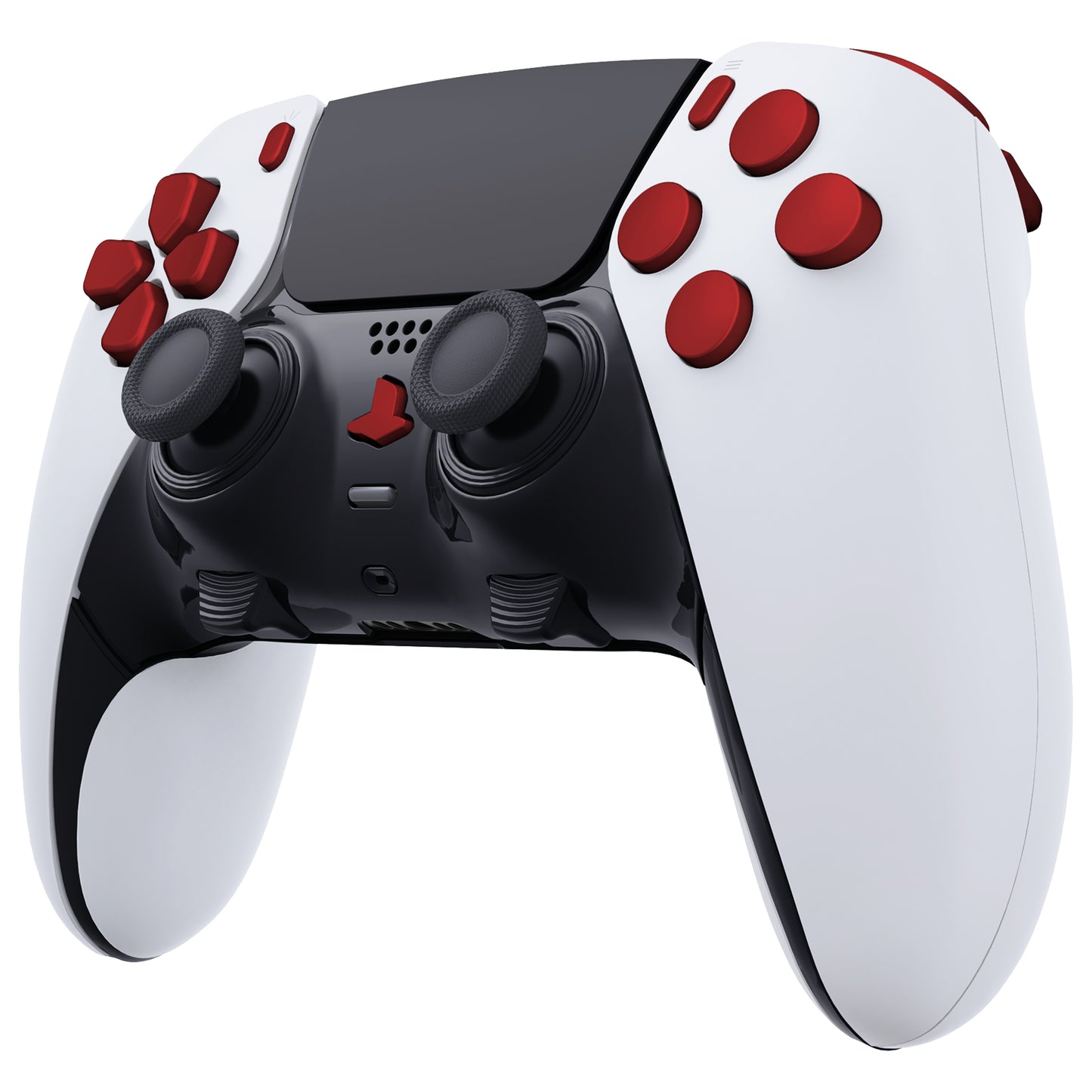 Replacement Full Set Buttons Compatible with PS5 Edge Controller - Scarlet Red eXtremeRate