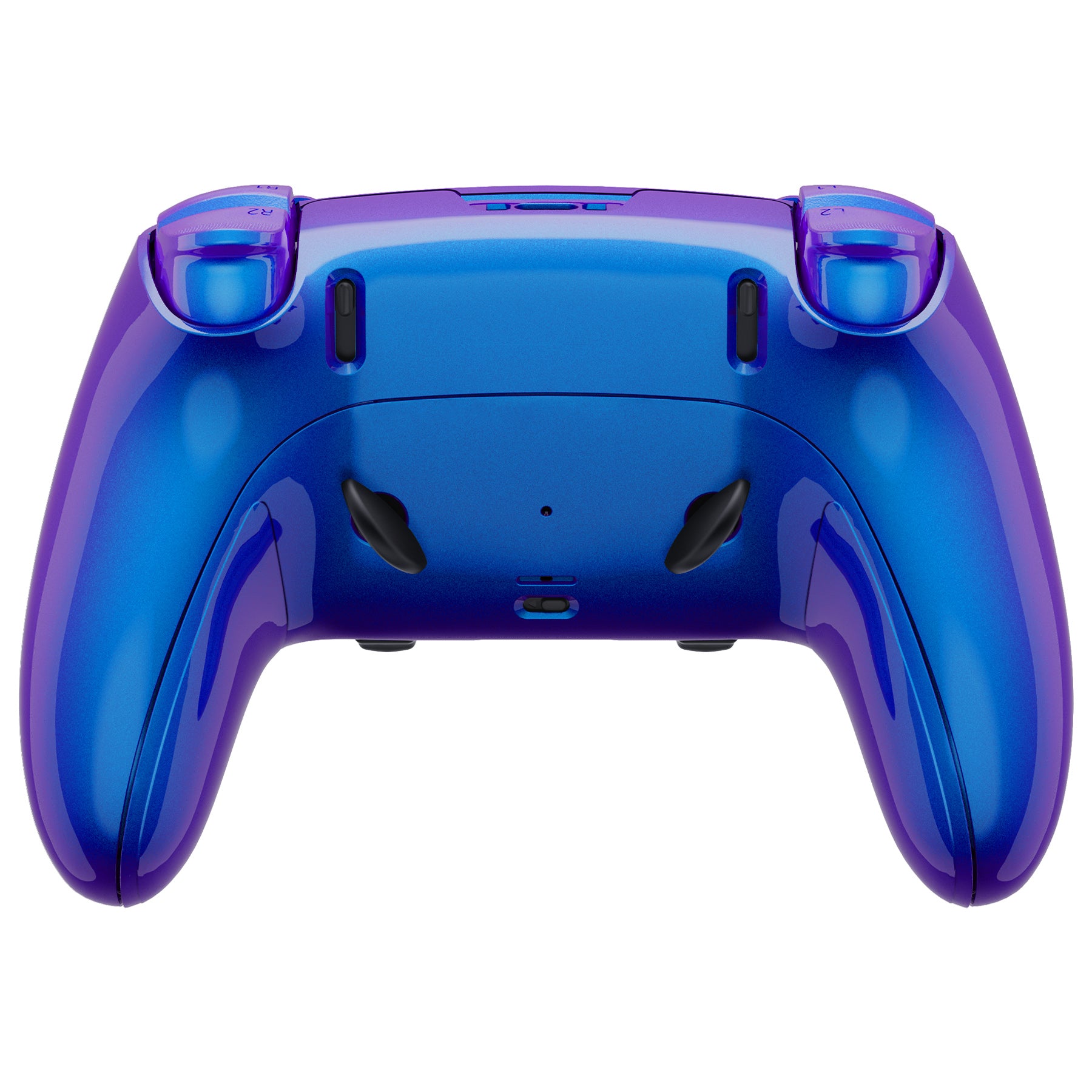 Replacement Full Set Shells with Buttons Compatible with PS5 Edge Controller - Chameleon Purple Blue eXtremeRate