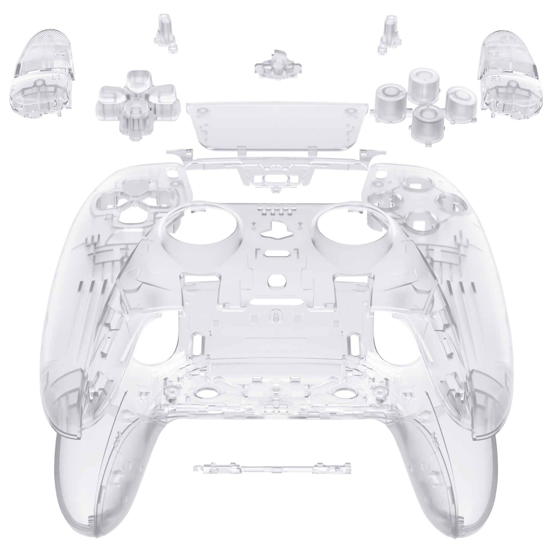 eXtremeRate New Hope Gray Full Set Housing Shell with Buttons Touchpad  Cover Compatible with ps5 Edge Controller, Custom Replacement Decorative  Trim Shell Front Back Plates Compatible with ps5 Edge Controller –  eXtremeRate