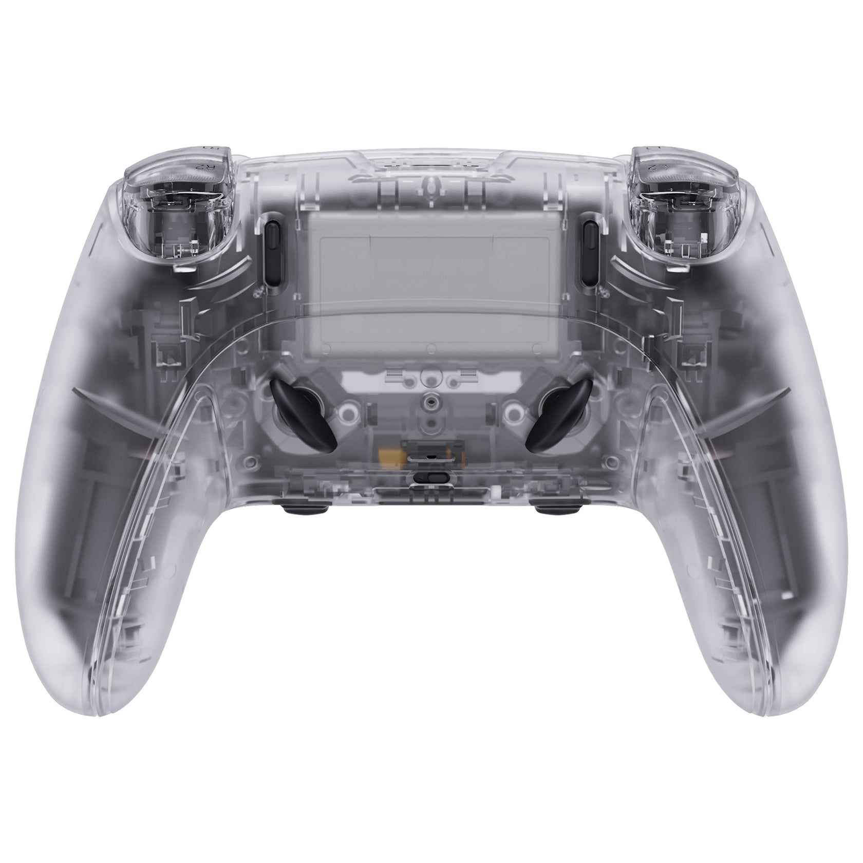 eXtremeRate Clear Full Set Housing Shell with Buttons Touchpad Cover ...