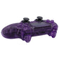 Replacement Full Set Shells with Buttons Compatible with PS5 Edge Controller - Clear Atomic Purple eXtremeRate