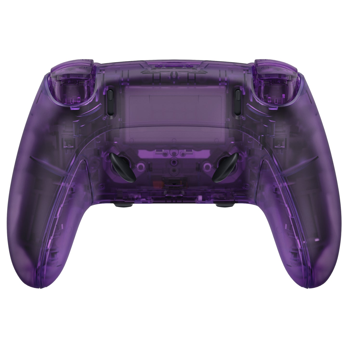 Replacement Full Set Shells with Buttons Compatible with PS5 Edge Controller - Clear Atomic Purple eXtremeRate