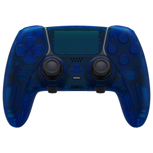 Replacement Full Set Shells with Buttons Compatible with PS5 Edge Controller - Clear Blue eXtremeRate