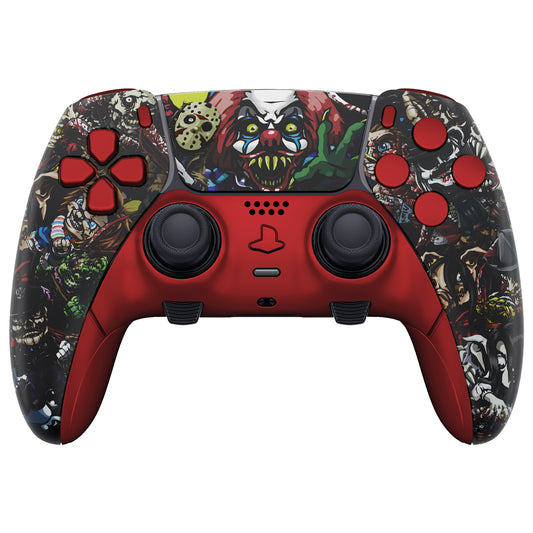 Replacement Full Set Shells with Buttons Compatible with PS5 Edge Controller - Scary Party eXtremeRate