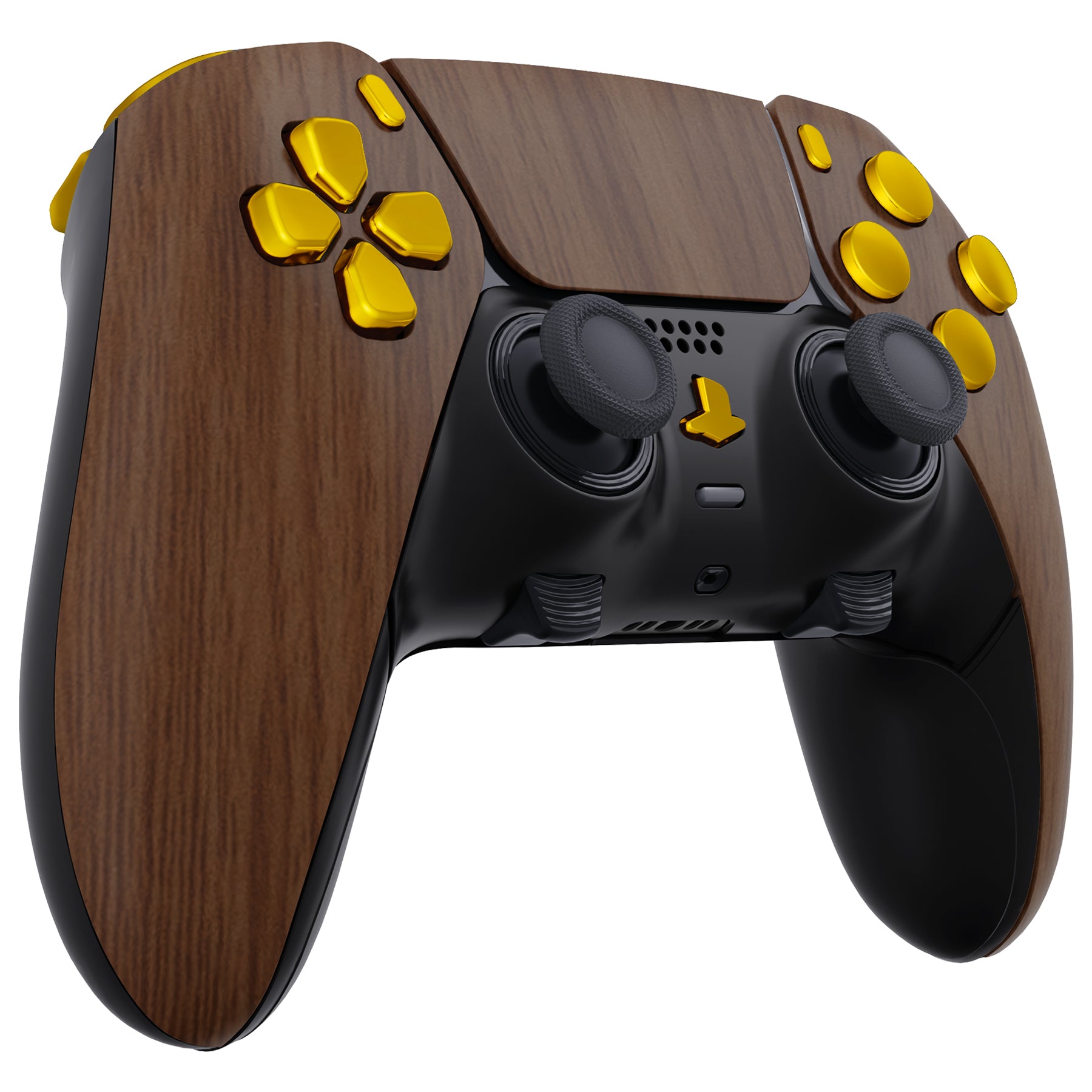 eXtremeRate Wood Grain Full Set Housing Shell with Buttons Touchpad Cover  Compatible with ps5 Edge Controller, Custom Replacement Decorative Trim  Shell Front Back Plates Compatible with ps5 Edge Controller – eXtremeRate  Retail