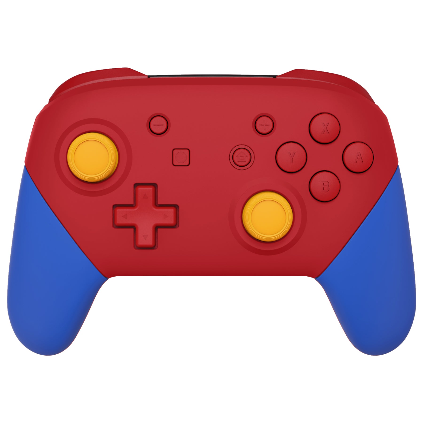 Replacement Full Set Shells with Buttons for NS Switch Pro Controller - Passion Red & Blue eXtremeRate