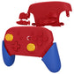 Replacement Full Set Shells with Buttons for NS Switch Pro Controller - Passion Red & Blue eXtremeRate