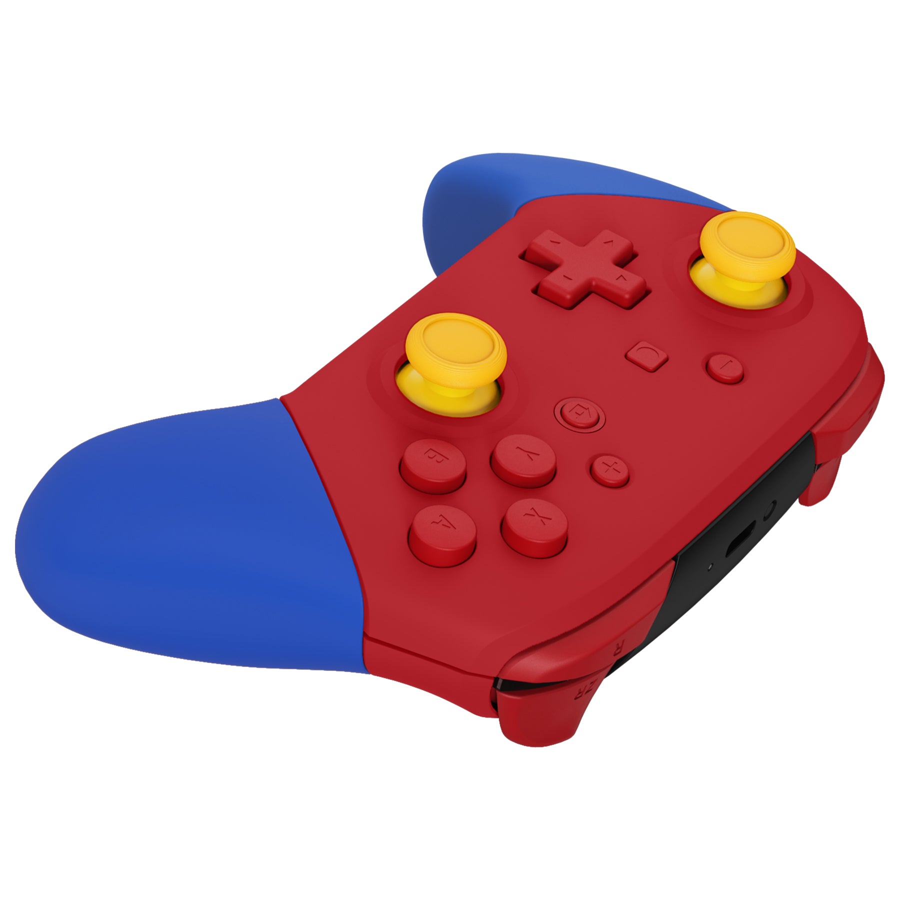 Replacement Full Set Shells with Buttons for NS Switch Pro Controller - Passion Red & Blue eXtremeRate