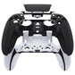 Replacement Left Right Front Housing Shell with Touchpad Compatible with PS5 Edge Controller - Black eXtremeRate