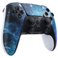 Replacement Left Right Front Housing Shell with Touchpad Compatible with PS5 Edge Controller - Blue Nebula eXtremeRate