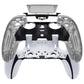 Replacement Left Right Front Housing Shell with Touchpad Compatible with PS5 Edge Controller - Clear Black eXtremeRate
