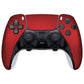 Replacement Left Right Front Housing Shell with Touchpad Compatible with PS5 Edge Controller - Scarlet Red eXtremeRate