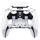 Replacement Left Right Front Housing Shell with Touchpad Compatible with PS5 Edge Controller - White eXtremeRate