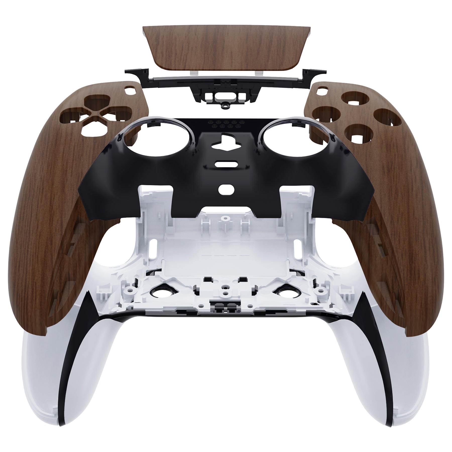 eXtremeRate Wood Grain Left Right Front Housing Shell with Touchpad  Compatible with ps5 Edge Controller, DIY Replacement Faceplate Shell Custom  Touch Pad Cover Compatible with ps5 Edge Controller – eXtremeRate Retail