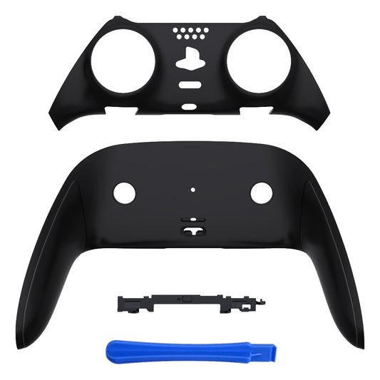 Replacement Top Bottom Decorative Trim Shell Compatible with PS5 Edge Controller - Black eXtremeRate