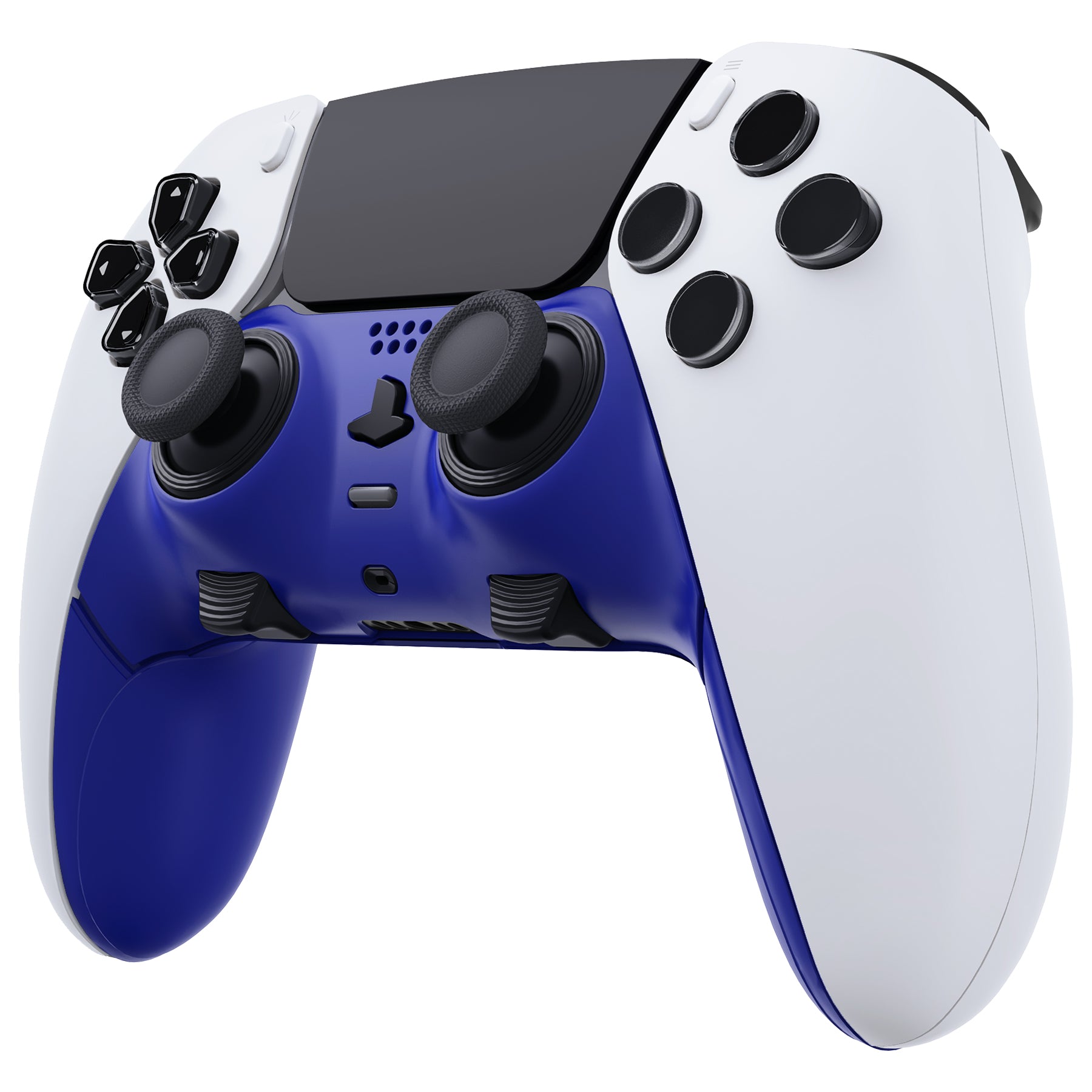 Replacement Top Bottom Decorative Trim Shell Compatible with PS5 Edge Controller - Blue eXtremeRate